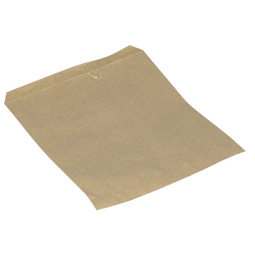 Brødpose, 22x17cm, brun, papir, uden rude, engangs, (1000 stk.)