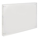 Displayramme i kraftig akryl og med magnetisk lukning, Securit, A5, akryl, klar, (1 stk.)