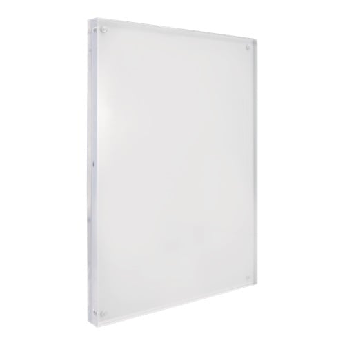 Displayramme i kraftig akryl og med magnetisk lukning, Securit, A4, akryl, klar, (1 stk.)
