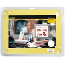 Inforamme med sugekopper, Securit, A3 dobbeltsidet, 35,6x27,1x0,3 cm, PP, gul, (1 stk.)