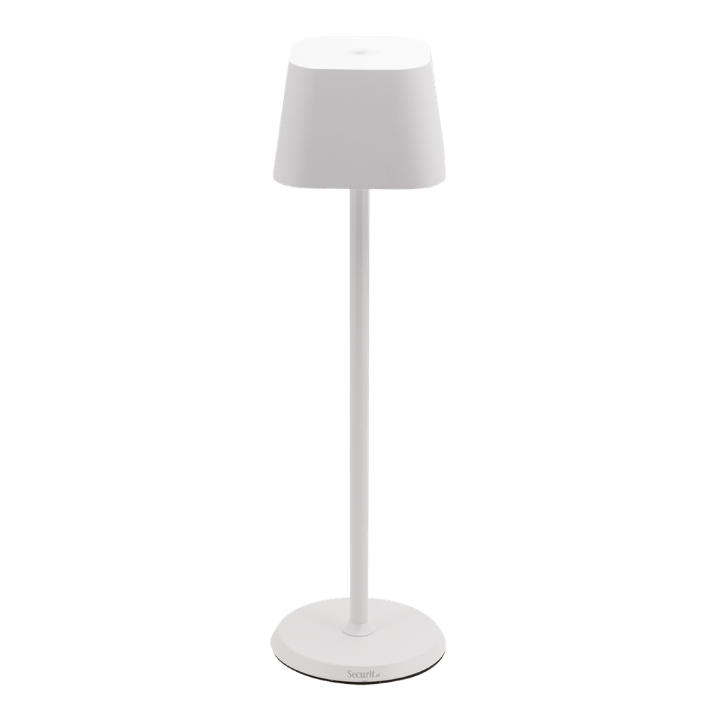 [15207] LED bordlampe, Securit, GEORGINA, inkl. lynkoblings-ladekabel, hvid, (1 stk.)