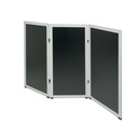 Multiboard modul-system / afskærmning til kridtmarkere (uden fod), Securit, 114,5x60 cm, PP/metal, metal (1. stk.)
