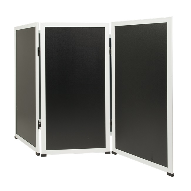 Multiboard modul-system / afskærmning til kridtmarkere (uden fod), Securit, 114,5x60 cm, PP/metal, hvid (1. stk.)