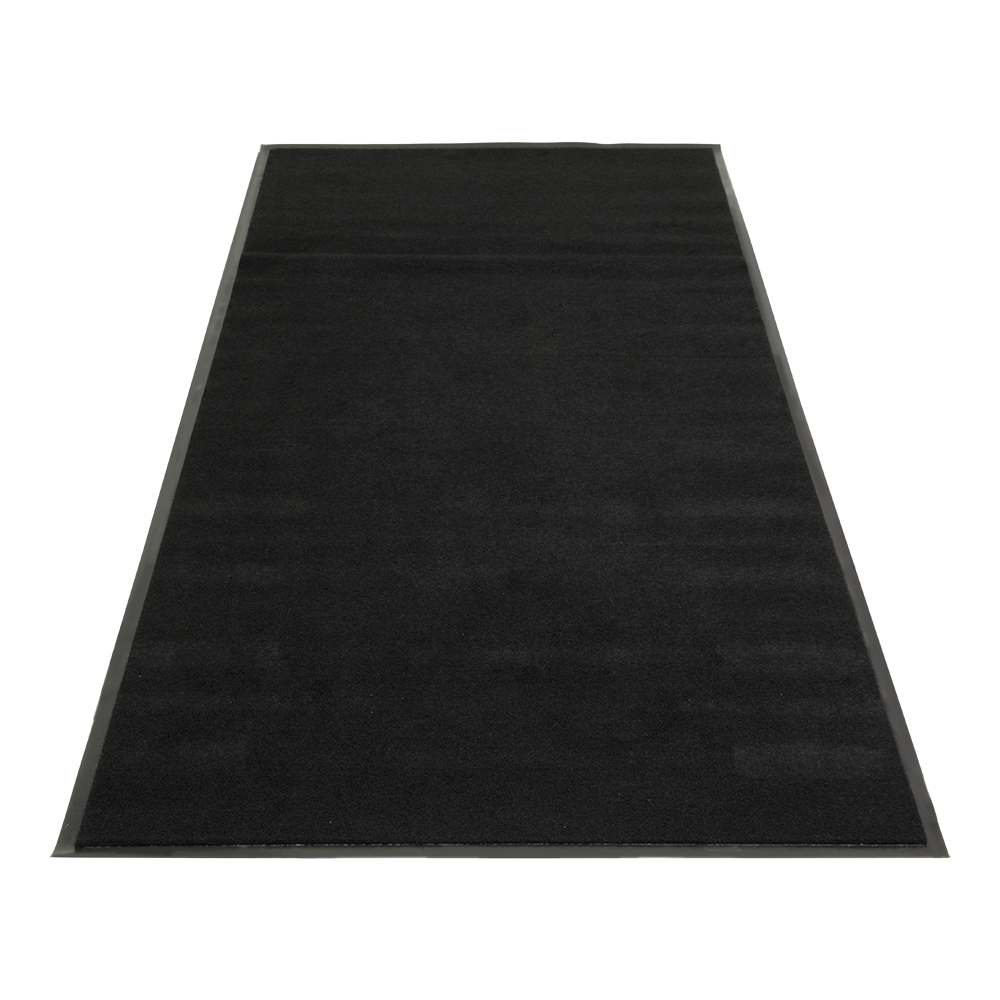 [15219] Skridhæmmende tæppe/måtte, Securit, 200x90 cm, nylon/gummi, sort, (1 stk.)