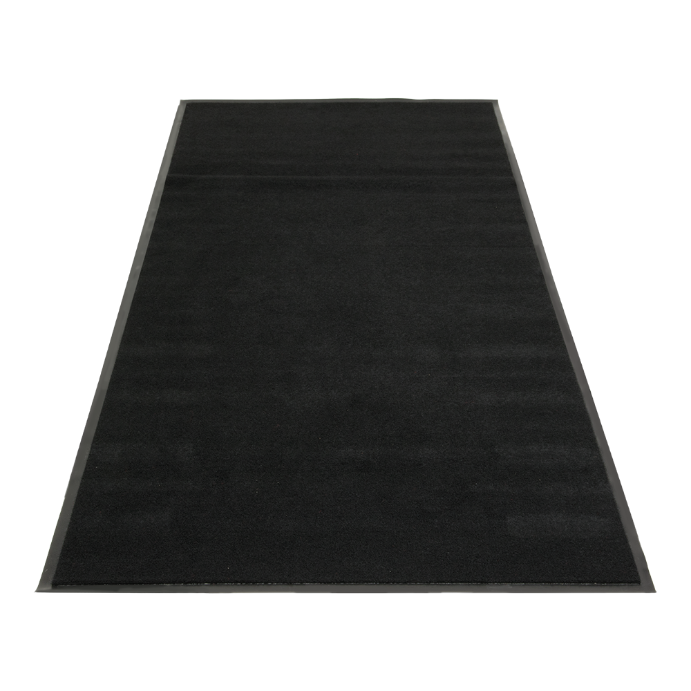 [15219] Skridhæmmende tæppe/måtte, Securit, 200x90 cm, nylon/gummi, sort, (1 stk.)