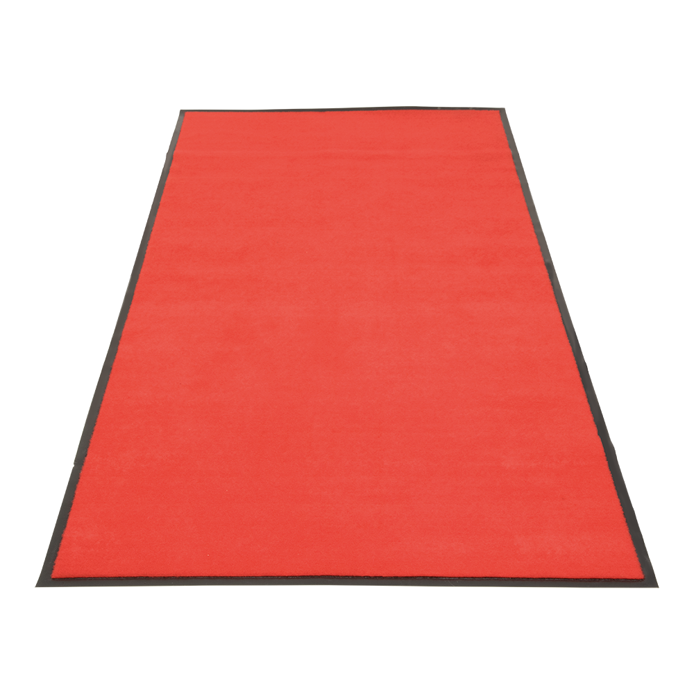 [15220] Skridhæmmende tæppe/måtte, Securit, 200x90 cm, nylon/gummi, rødt, (1 stk.)