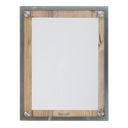 LED Lys-displaykasse, Securit, 1xA4, "Glass star" informationsdisplay eg