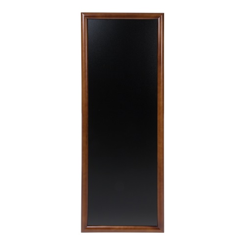 Vægskilt til kridtmarkere i ramme, Securit, 150x56 cm, gummitræ/PP, mørkebrun/sort, (1 stk.)
