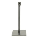 Stander til LED Lys-displaykasse, Securit, steel, 98x40x40 cm, lakeret stål, sort, (1 stk.)