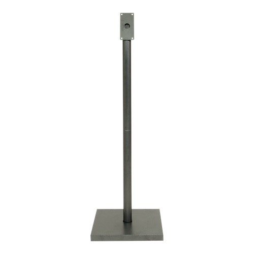 [15291] Stander til LED Lys-displaykasse, Securit, coated steel, 138x40x40 cm, rustfrit stål, sort, (1 stk.)