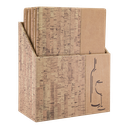 Vinkort i boks, Securit, KORK Design, A4, (10 stk.)