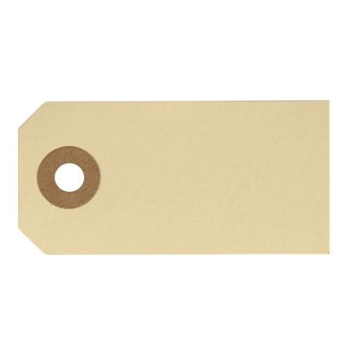 [10557] Manillamærke, 8x4cm, natur, papir, (1000 stk.)