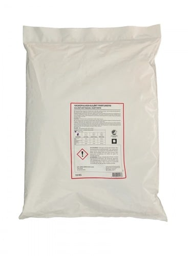 [15359] Vaskepulver til vask af mopper, klude og tøj, svanemærket, parfumefri, uden blegeeffekt, 10kg, (1 stk.)