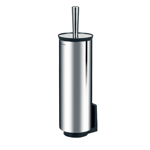 Toiletbørste t/ væg, Brabantia Profile, 43,5cm, Ø11,5cm, stål, rustfrit stål, (1 stk.)