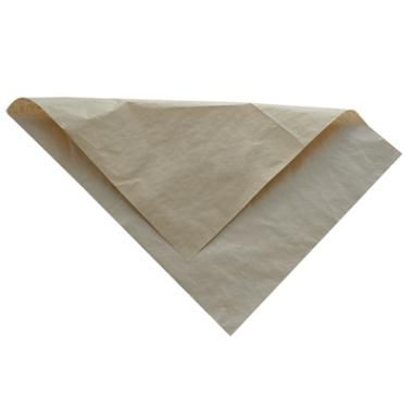 [10548] Wrappingpapir, GS-Basic, 33x40 cm, brun, m/ PE belægning, (1000 stk.)
