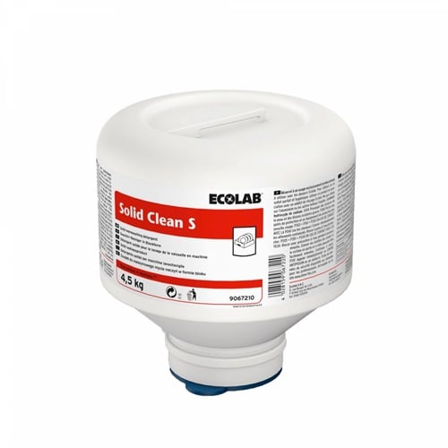Maskinopvask 4,5 kg, Ecolab, Solid Clean S, svanemærket, pulver, (1 stk.)