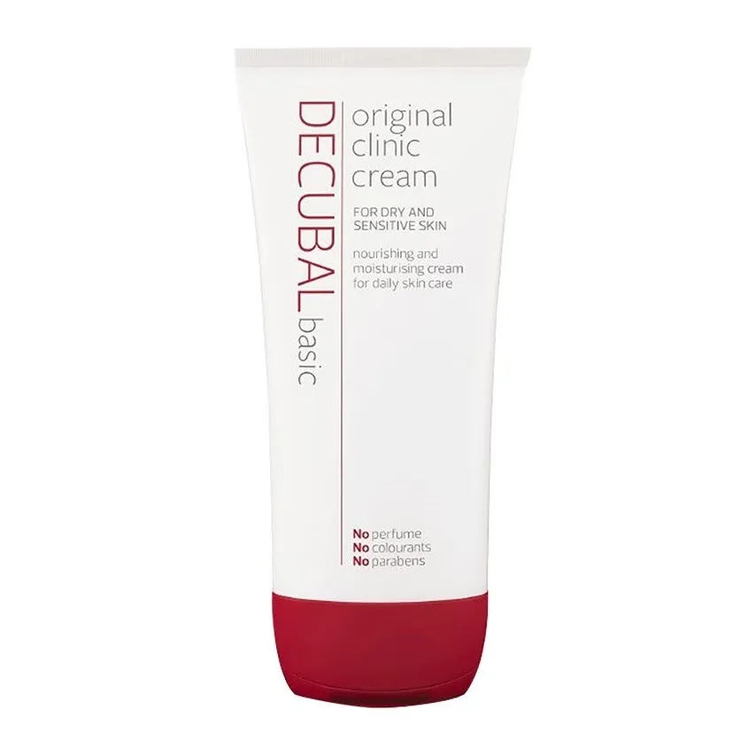 [506] Hudcreme, Decubal Clinic, uden farve og parfume, 38% fedt, 100 g, (1 stk.)