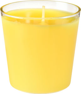 [16087] Fyrfadslys, 65x65mm, Switch & Shine Refil, "Citronella", Duni, (12 stk.)