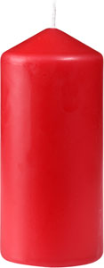 Bloklys, 130x60mm, rød, Duni, (12 stk.)
