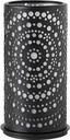 Fyrfadslysholder, metal, 140x75mm, Billy sort, Duni, (4 stk.)
