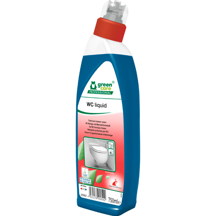 [10844] Toiletrens, Green Care Professional, 750 ml, ocean, med farve og parfume, (1 stk.)