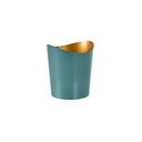 Lysestage, metal, 80x70mm, Ripple Ocean", Duni, (6 stk.)