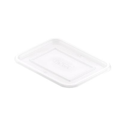Låg, Fixpack, 14,6x11cm, rekt, klar, PP, tilhørende 10855, 10856, og 10857, Duni, (500 stk.)