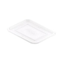 Låg, Fixpack, 14,6x11cm, rekt, klar, PP, tilhørende 10855, 10856, og 10857, Duni, (500 stk.)