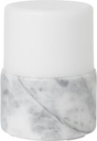 Lysestage, LED holder, Marble, 105x75mm, "Bright", Duni, (4 stk.)