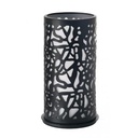 Lysestage, metal, 140x75mm, Twist sort, Duni, (4 stk.)
