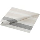 Serviet, 3-lags, 33x33cm, Rigato sort, Duni, (500 stk.)
