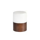 Lysestage, Led holder, valnødfarve, 10,5x7,5cm, "Bright", Duni, (4 stk.)