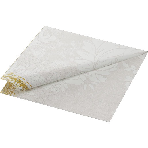 Frokostserviet, 3-lags, 33x33cm, Royal hvid, Duni, (500 stk.)