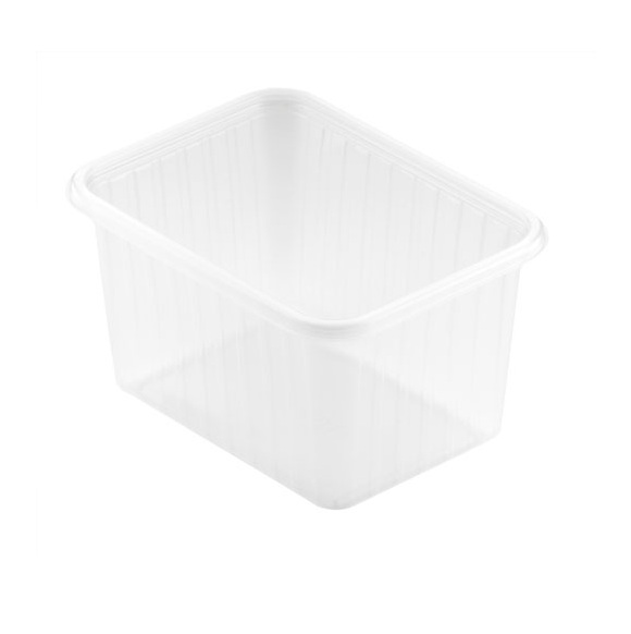 [10857] Bæger, Fixpack, 750ml 14,6x11x8,3cm, rekt, klar, PP, Duni, (500 stk.)
