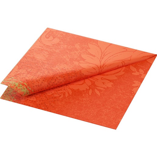 Serviet, 3-lags, 33x33cm, Royal Sun Orange, Duni, (1000 stk.)