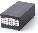 Servietdispenser, metal, 33x33 sort, Duni, (1 stk.)
