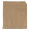 Lille burgerlomme, 14x14 cm, 40 g/m2, brun, greaseproof, (1000 stk.)