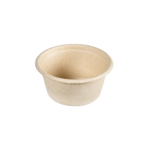 Dressingbæger, bagasse, brun, 60ml, (2000 stk.)
