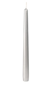 [16368] Antiklys, 260x22mm, silver, Duni, (100 stk.)