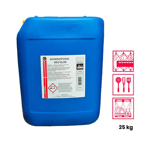 [10871] Maskinopvask, Iduna, 25kg, med klor, (1 stk.)