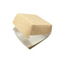 Burgerboks, brun, karton, 12x12x8,2 cm, (200 stk.)