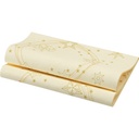 Serviet, Dunisoft, 40x40cm, "Star Shine Cream", Duni, (360 stk.)
