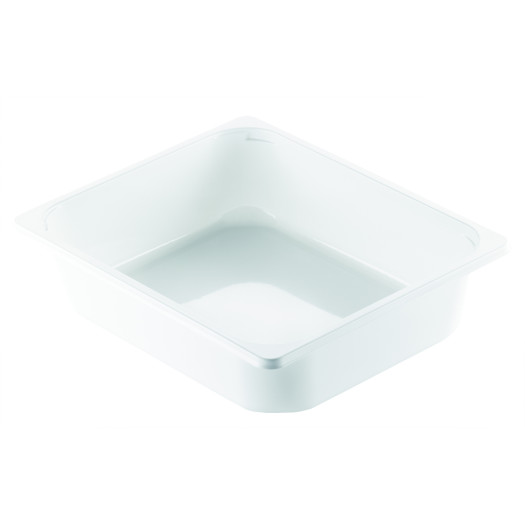 Bakke, 1/2gn, CPET, hvid, 1-rums, 325x265x79mm, Duni, (80 stk.)