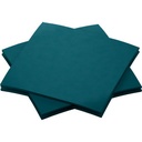 Serviet, bio, Dunisoft, 20x20cm, "Ocean Teal", Duni, (2880 stk.)