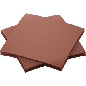 [16525] Serviet, bio, Dunisoft, 20x20cm, kastanje, Duni, (2880 stk.)