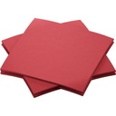 Serviet, bio, Dunisoft, 20x20cm, bordeaux, Duni, (2880 stk.)