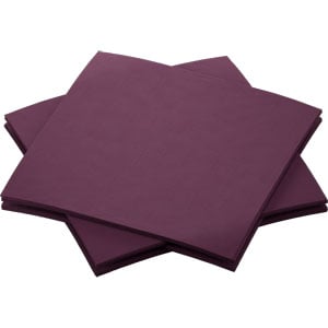 [16553] Serviet, bio, Dunisoft, 20x20cm, blomme, Duni, (2880 stk.)