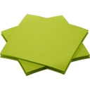 Serviet, bio, Dunisoft, 20x20cm, kiwi, Duni, (2880 stk.)