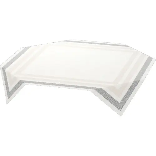 Stikdug, Dunicel, 84x84cm, Rigato sort, Duni, (100 stk.)