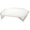 Stikdug, Dunicel, 84x84cm, Rigato sort, Duni, (100 stk.)